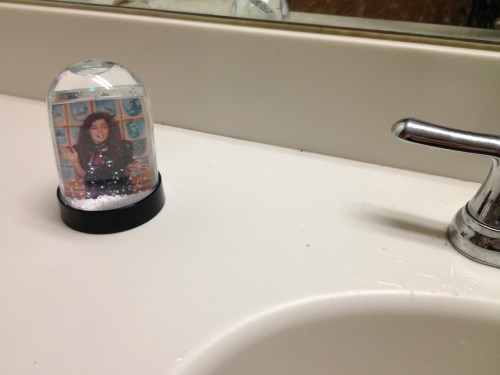 personalized snowglobe